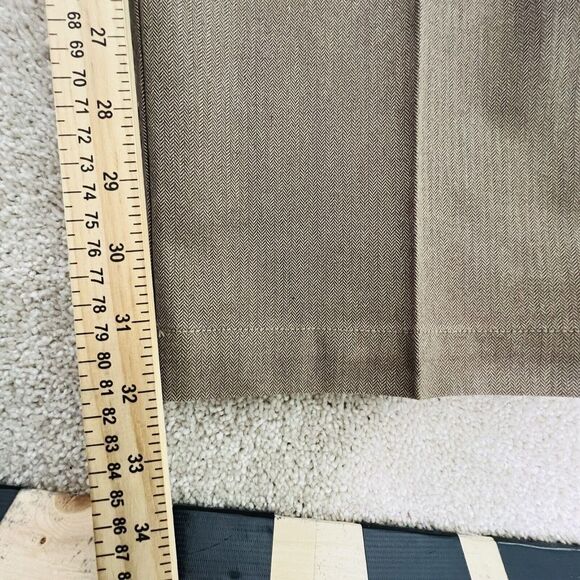 Cambridge Classics Mens Tan Flat Front Dress Pants Size 36x32 - Picture 4 of 5